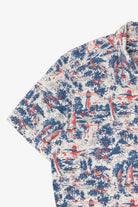 Lighthouse Sailboat Pattern Columbia Button Up Shirt (2010s)