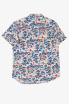 Lighthouse Sailboat Pattern Columbia Button Up Shirt (2010s)