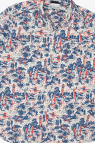 Lighthouse Sailboat Pattern Columbia Button Up Shirt (2010s)