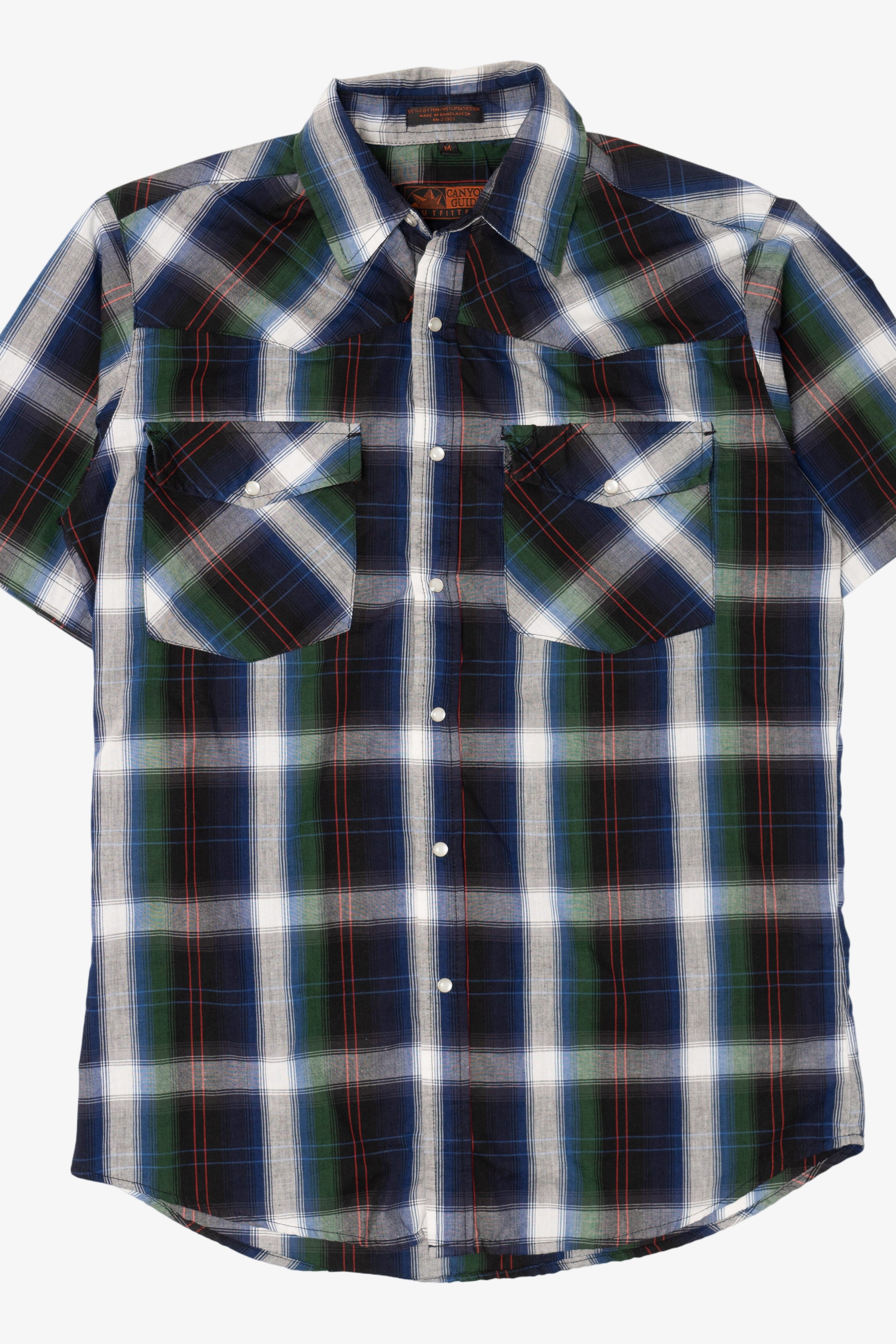 Vintage Canyon Guide Outfitters Plaid Button Up Shirt (2000s)