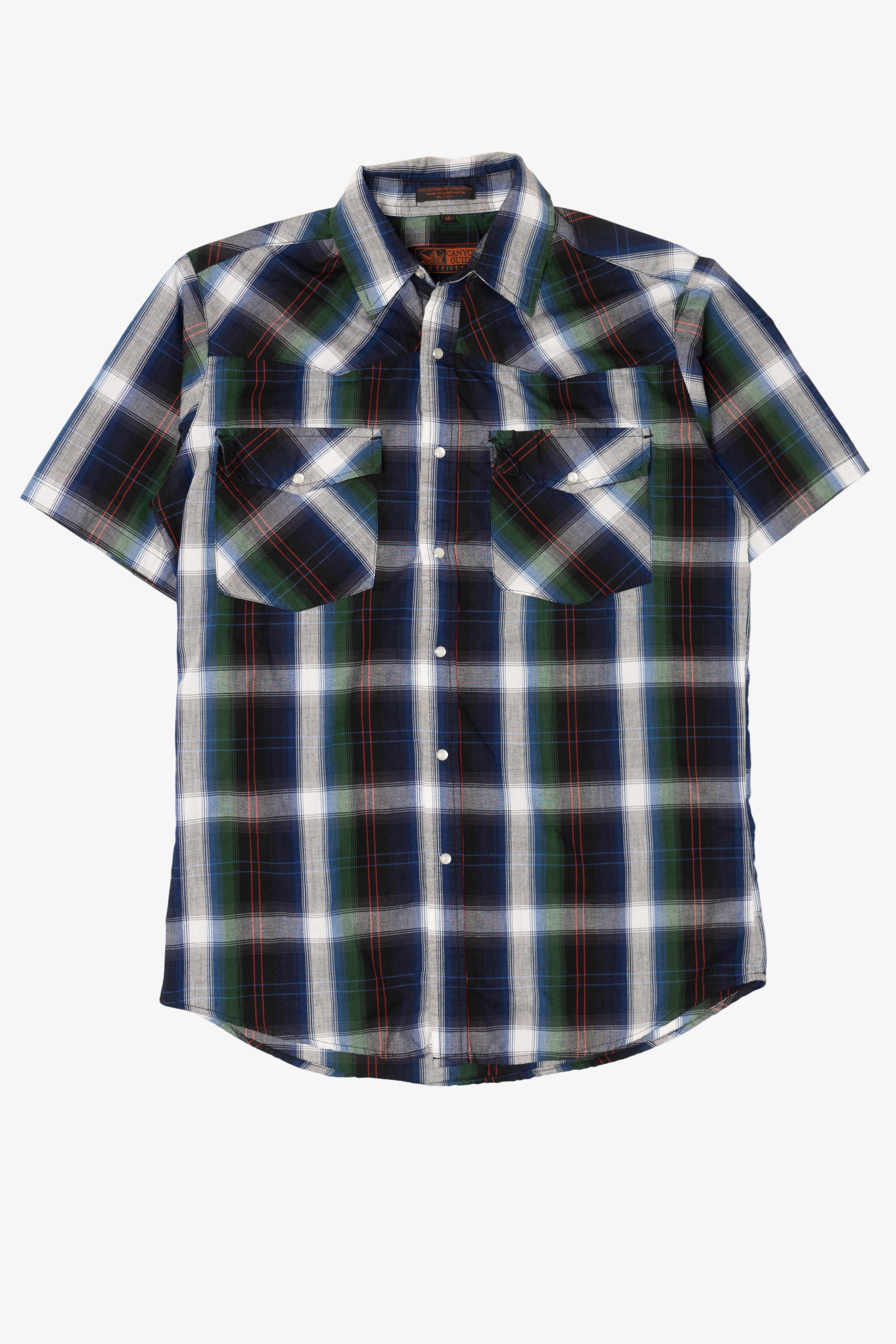 Vintage Canyon Guide Outfitters Plaid Button Up Shirt (2000s)