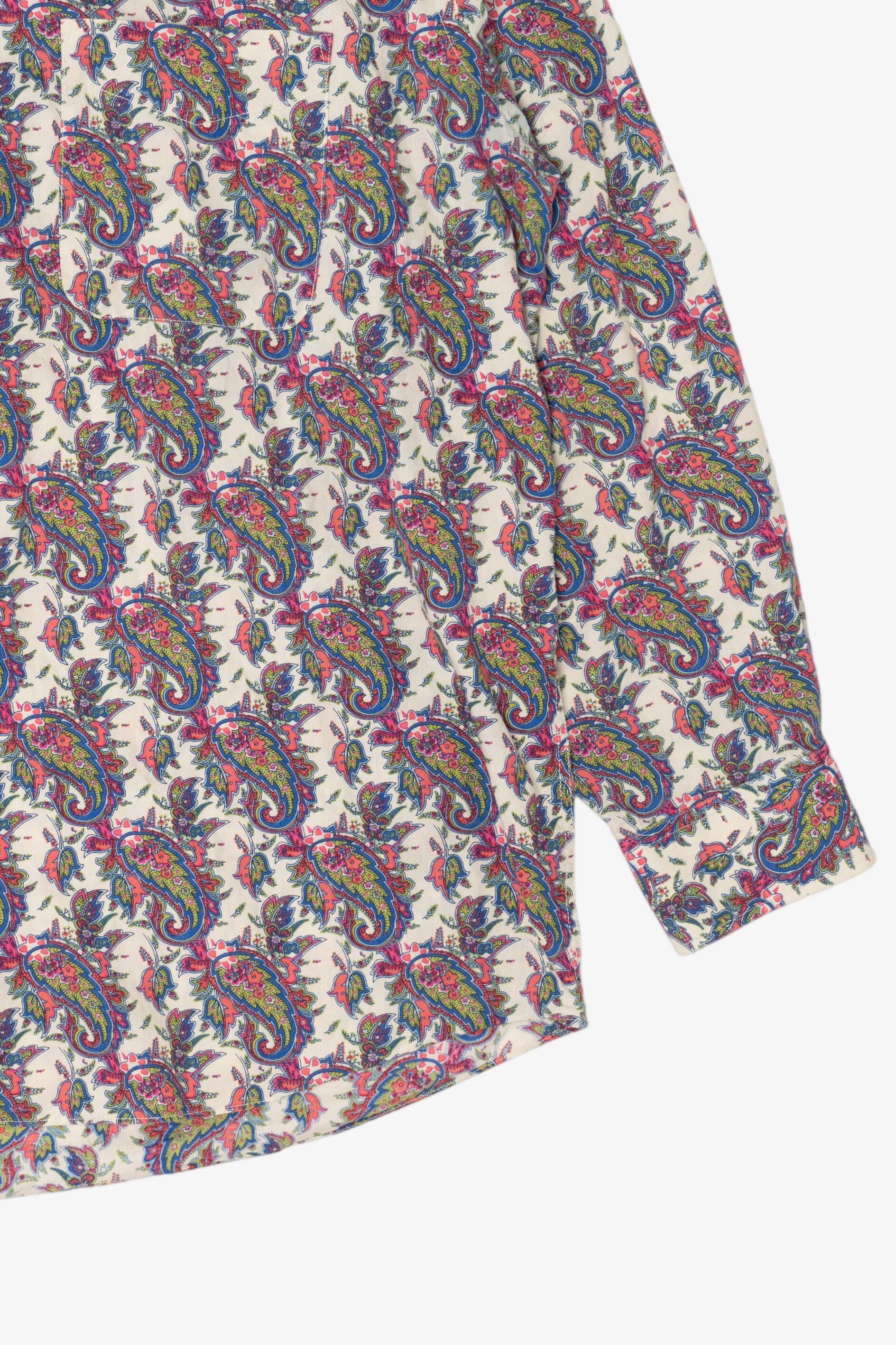 Vintage Alan Flusser Paisley Pattern Button up Shirt (1990s)
