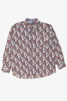 Vintage Alan Flusser Paisley Pattern Button up Shirt (1990s)