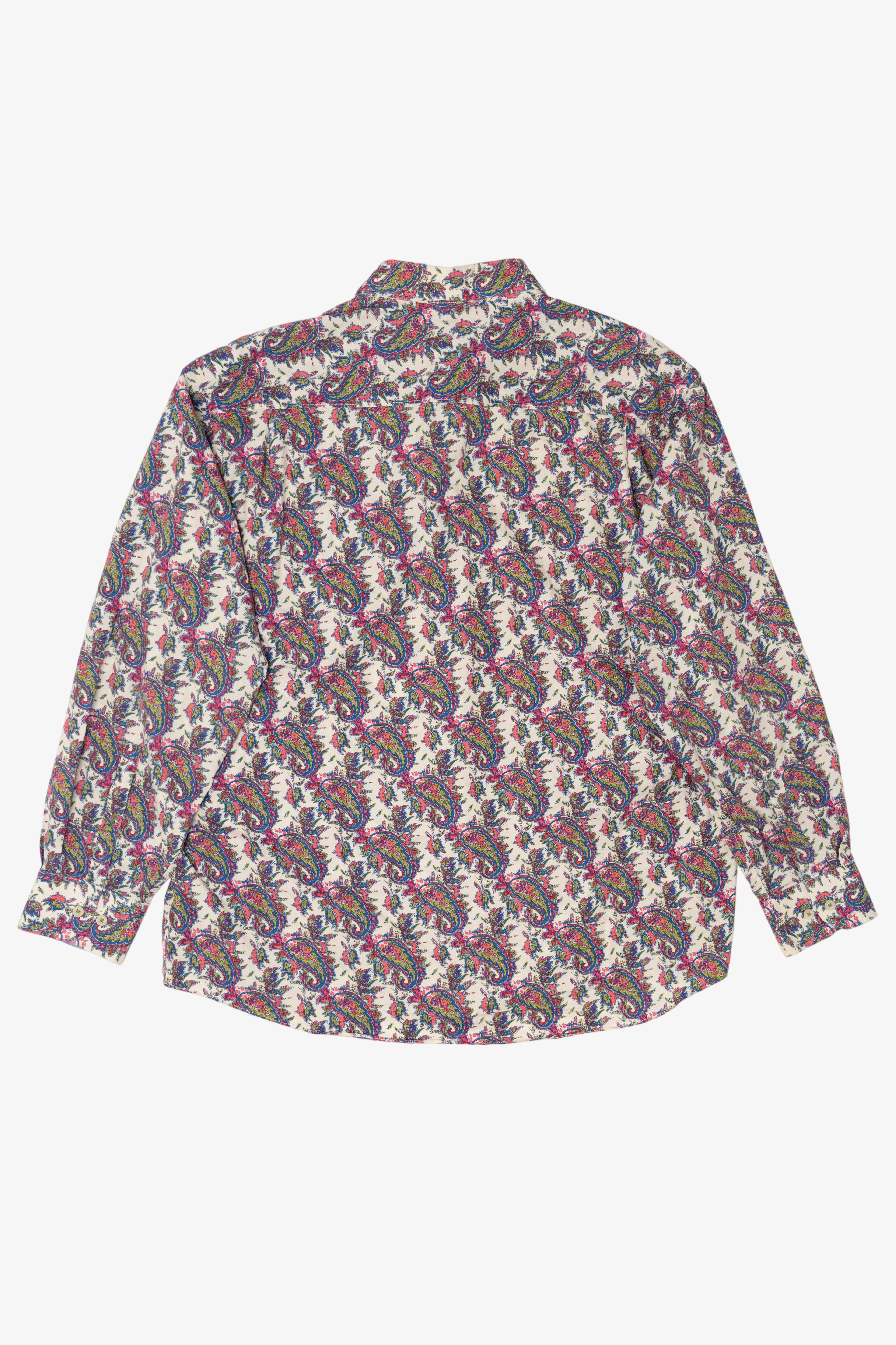 Vintage Alan Flusser Paisley Pattern Button up Shirt (1990s)