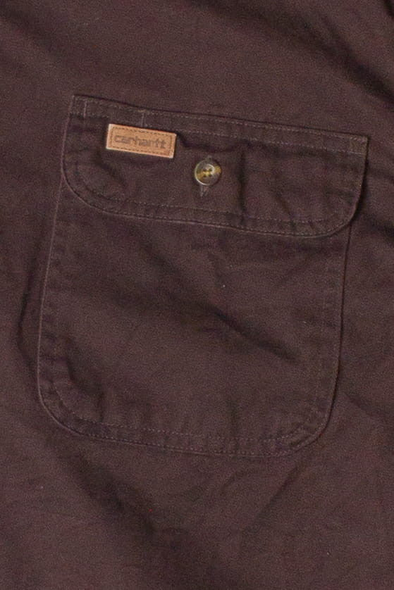 Brown Heavyweight Carhartt Button Up Shirt