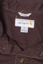 Brown Heavyweight Carhartt Button Up Shirt