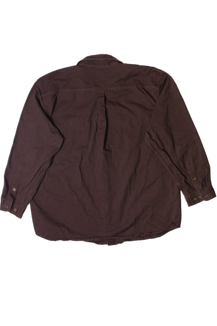 Brown Heavyweight Carhartt Button Up Shirt