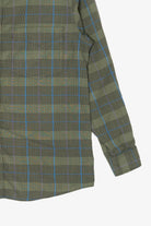 Vintage Green Plaid Van Heusen 417 Single Needle Tailoring Button Up Shirt (1990s)