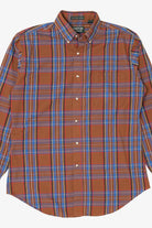 Vintage Brown Oakton Limited Plaid Button Up Shirt (1980s)