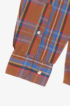Vintage Brown Oakton Limited Plaid Button Up Shirt (1980s)