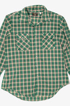 Vintage Green Plaid Towncraft Button Up Shirt (1960s)