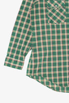 Vintage Green Plaid Towncraft Button Up Shirt (1960s)
