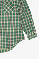 Vintage Green Plaid Towncraft Button Up Shirt (1960s)