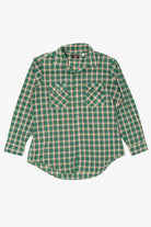 Vintage Green Plaid Towncraft Button Up Shirt (1960s)
