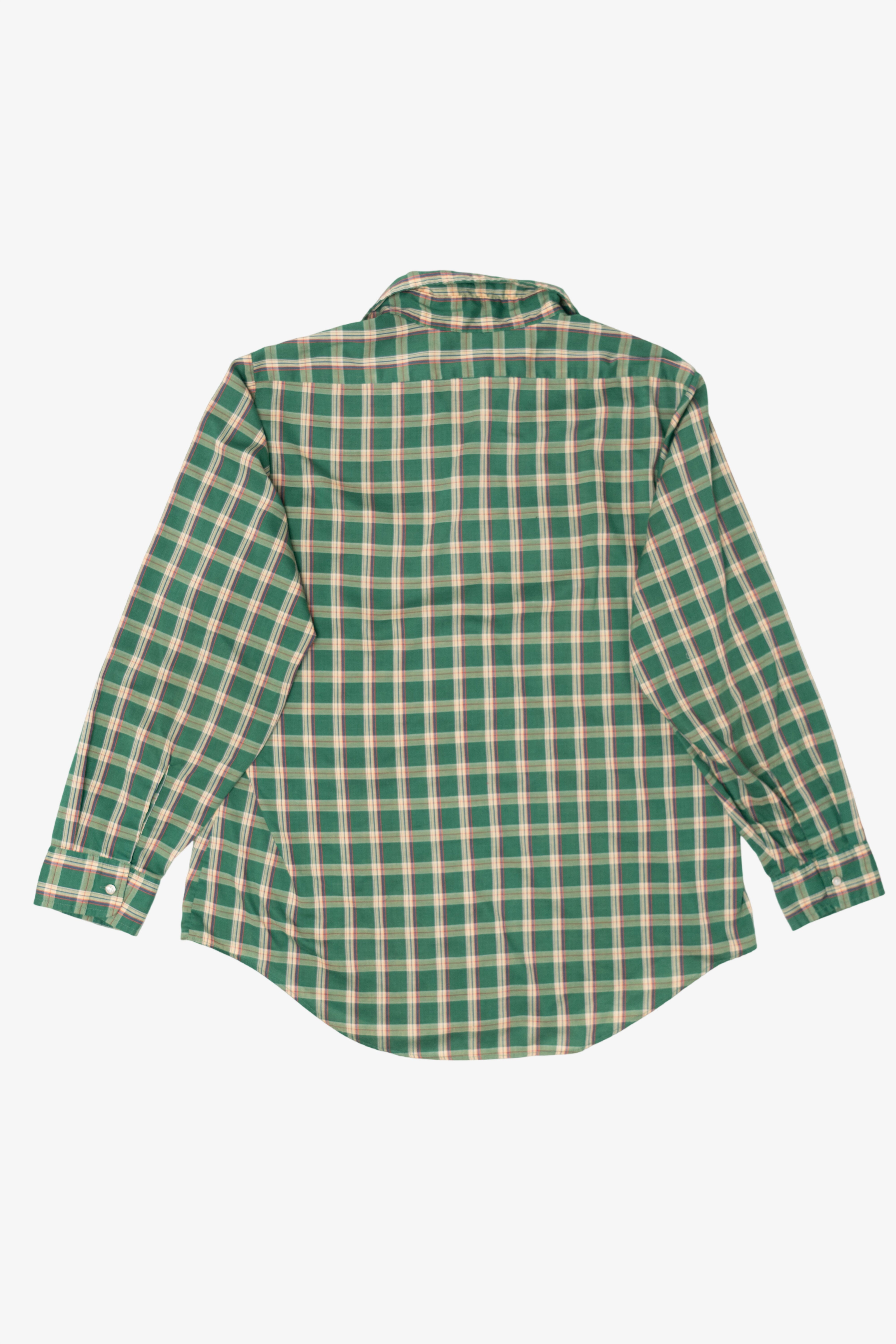 Vintage Green Plaid Towncraft Button Up Shirt (1960s) – Ragstock