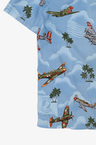 Vintage World War 2 Planes Pacific Legend Hawaiian Button Up Shirt (2000s)