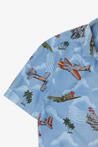 Vintage World War 2 Planes Pacific Legend Hawaiian Button Up Shirt (2000s)