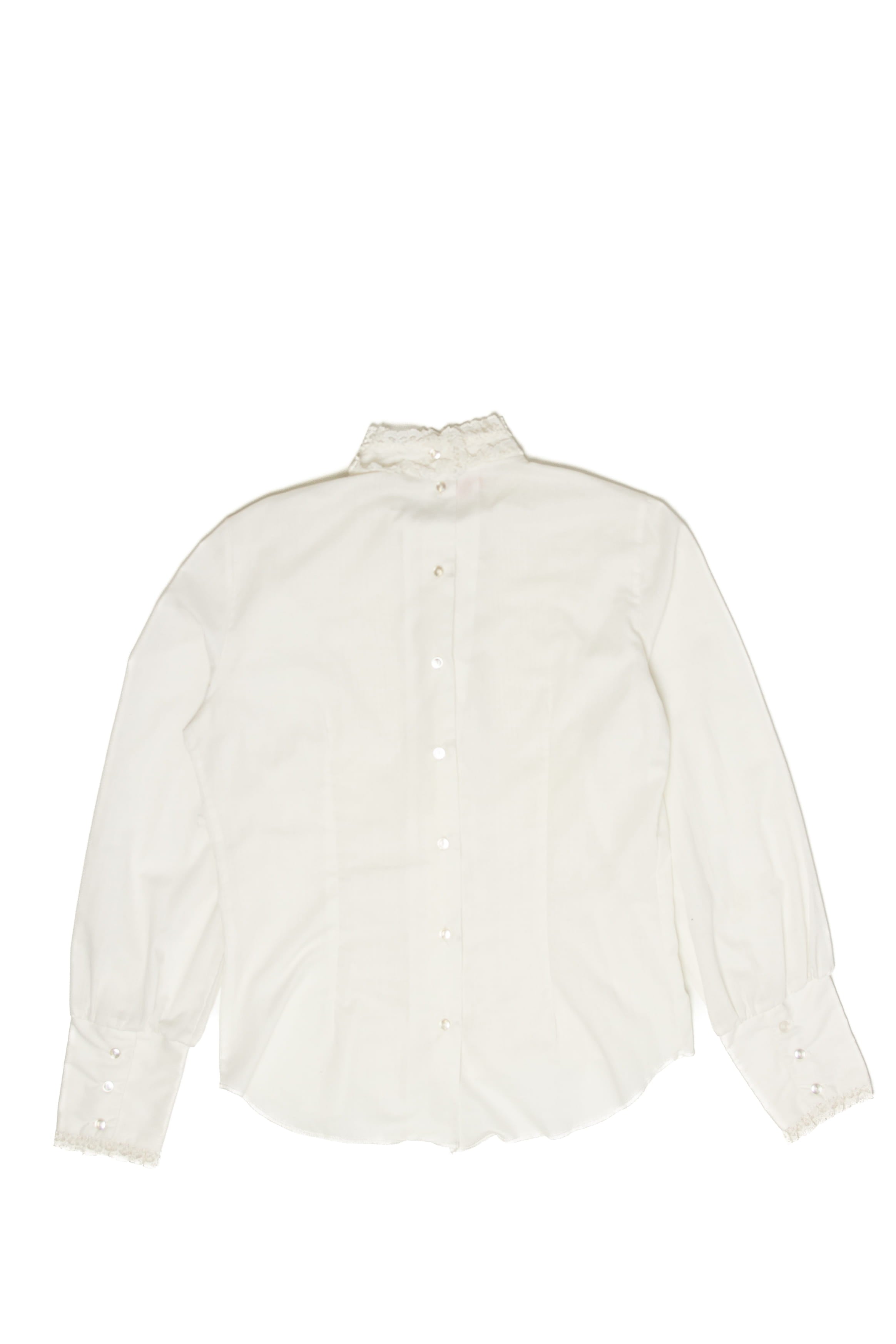 Vintage  DonnKenny Ruffled Button Up Shirt 1248