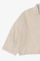 Vintage Paradise Linen Button Up Shirt (1990s)