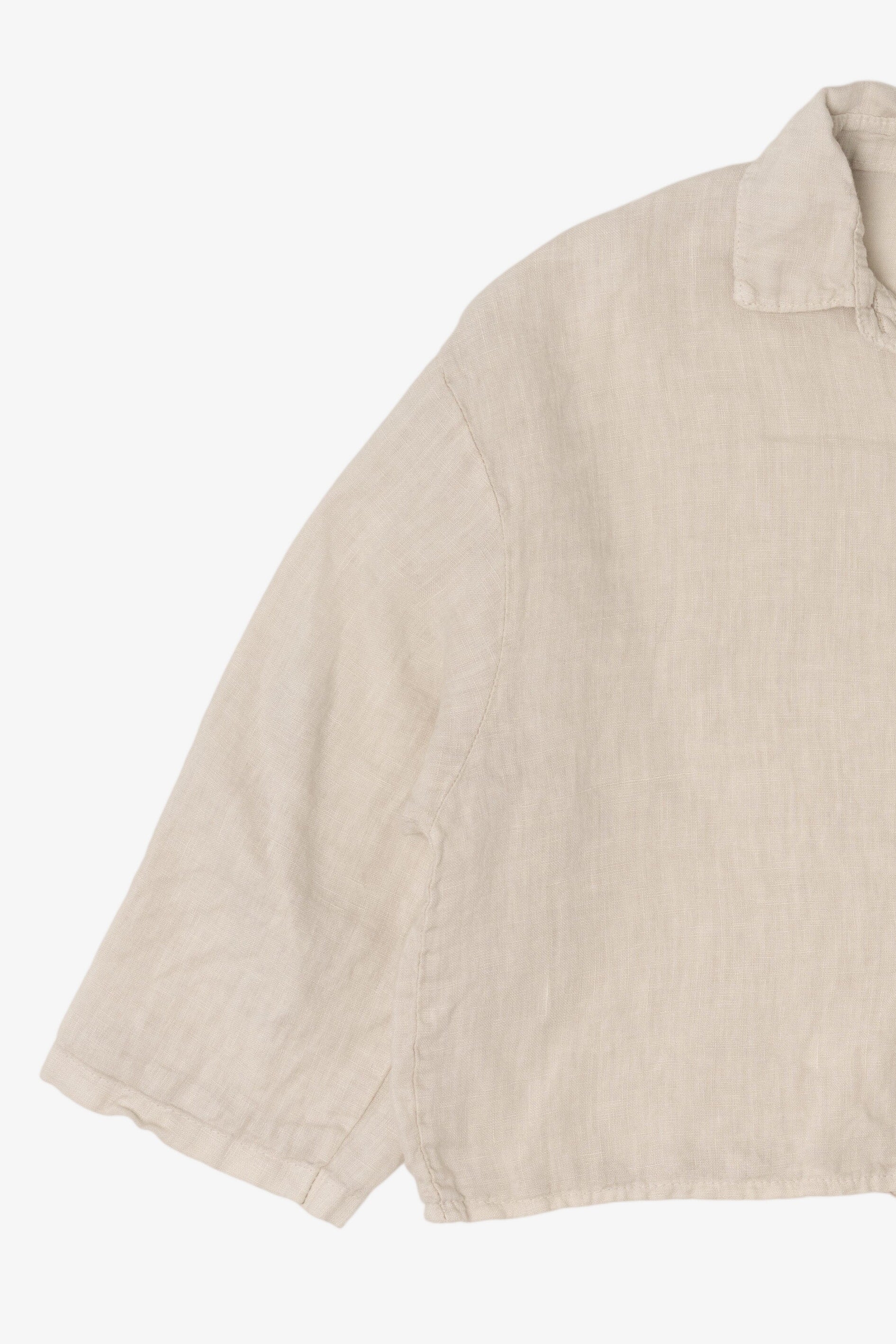 Vintage Paradise Linen Button Up Shirt (1990s)