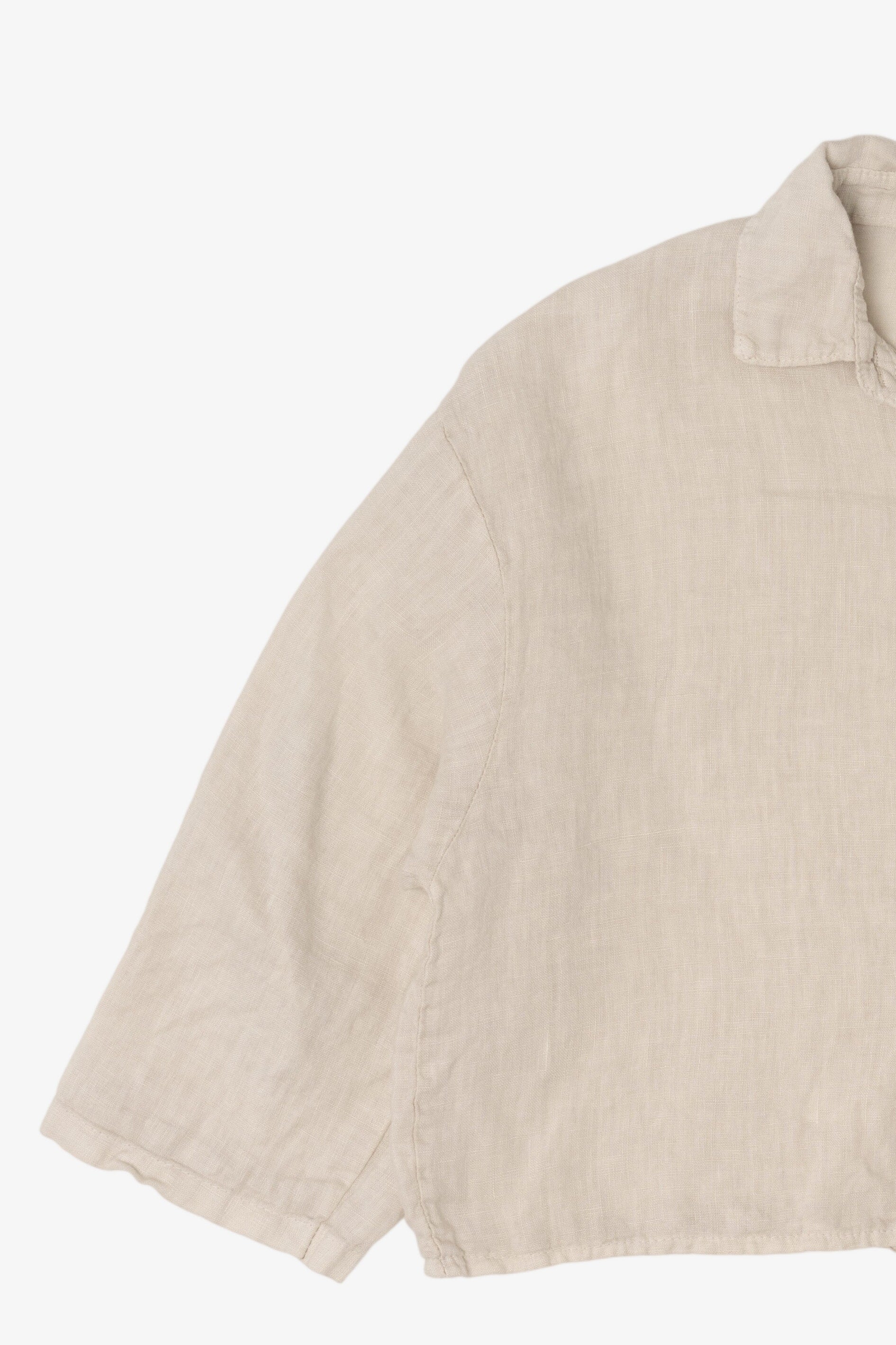 Vintage Paradise Linen Button Up Shirt (1990s)