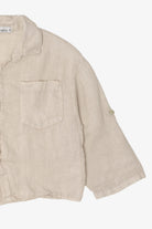 Vintage Paradise Linen Button Up Shirt (1990s)