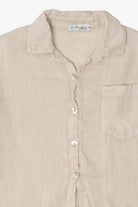 Vintage Paradise Linen Button Up Shirt (1990s)