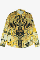 Vintage Versace Bootleg Medusa Print Button Up Shirt