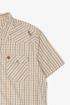 Beige Plaid Tony Hawk Button Up Shirt (2010s)