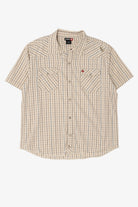 Beige Plaid Tony Hawk Button Up Shirt (2010s)