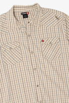 Beige Plaid Tony Hawk Button Up Shirt (2010s)