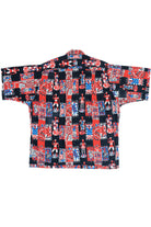 Vintage Dancing People All Over Print Adolfo Button Up Shirt (1980s)