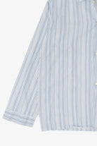 Vintage Light Blue Pinstriped Marlowe Permanent Press Button Up Shirt (1970s)