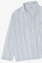 Vintage Light Blue Pinstriped Marlowe Permanent Press Button Up Shirt (1970s)
