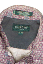 Vintage Patterned Hunt Club Short Sleeve Button Up Shirt