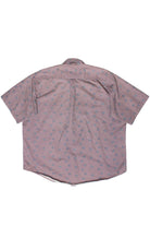 Vintage Patterned Hunt Club Short Sleeve Button Up Shirt