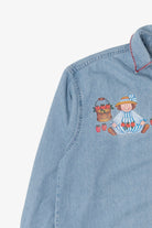 Vintage Apple Basket Denim Button Up Shirt (1990s)