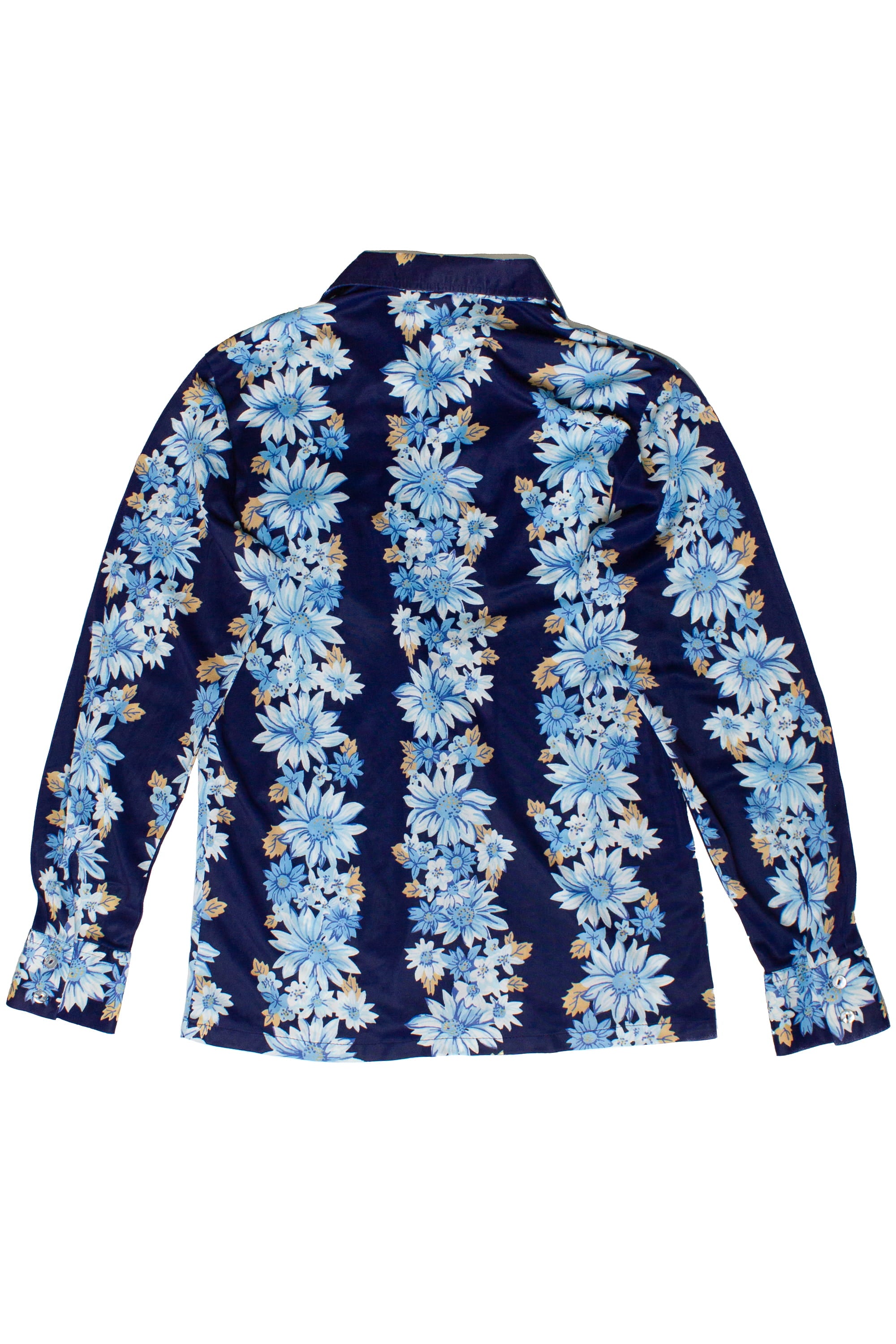 Vintage Floral Print Joel California Button Up Shirt