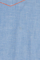 Vintage Hand Embroidered Native American Chief Bear Paw Detail Button Up Shirt