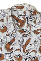 Vintage Pattern Italian Button Up Shirt (1990s)