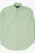Vintage Light Green Ralph Lauren Button Up Shirt (1990s)