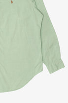 Vintage Light Green Ralph Lauren Button Up Shirt (1990s)