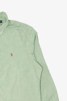 Vintage Light Green Ralph Lauren Button Up Shirt (1990s)