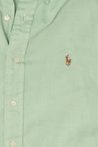 Vintage Light Green Ralph Lauren Button Up Shirt (1990s)
