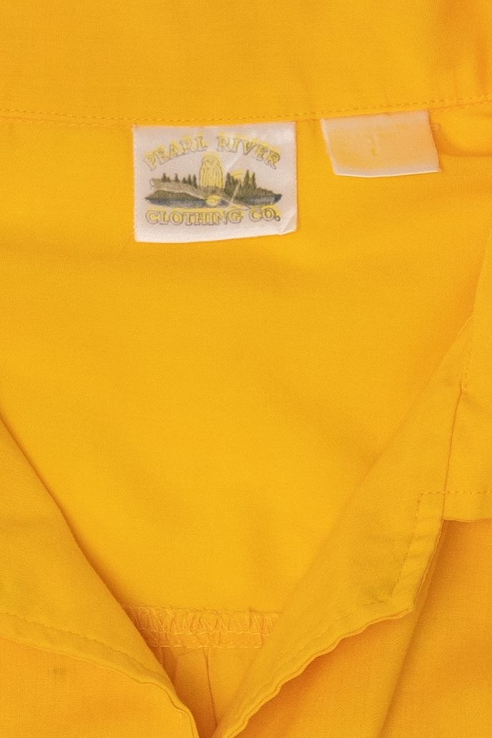 Vintage Yellow Pearl River Clothing Co. Button Up Pocket Shirt (1990s)