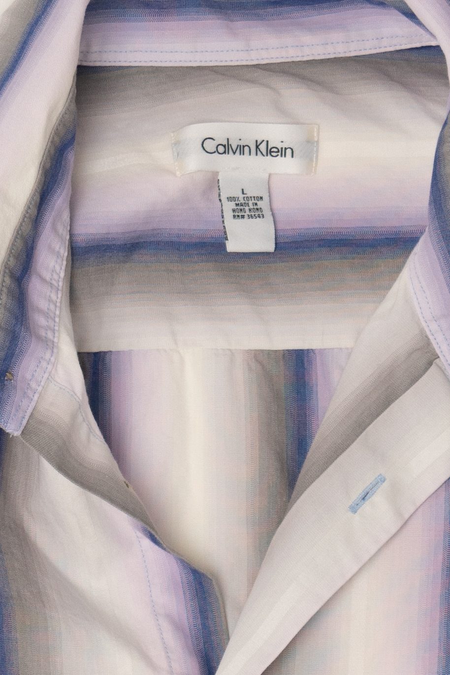 Vintage Striped Calvin Klein Button Up Shirt (1990s)