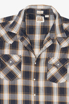 Vintage Ely Cattleman Tall Man Plaid Button Up Shirt (1990s)