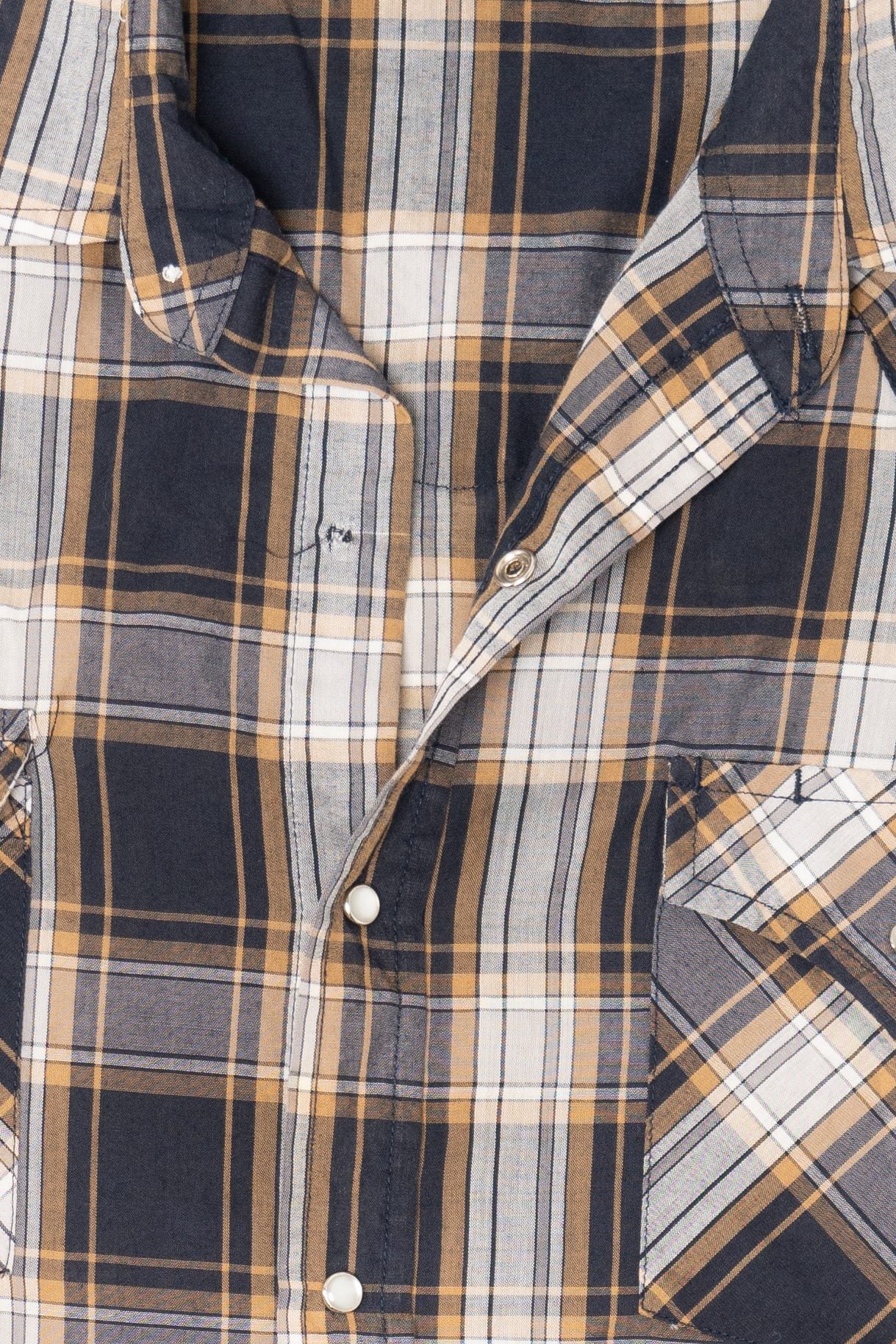 Vintage Ely Cattleman Tall Man Plaid Button Up Shirt (1990s)