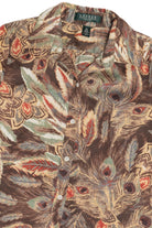 Vintage Ralph Lauren Feather Print Button Up Shirt (2000s)