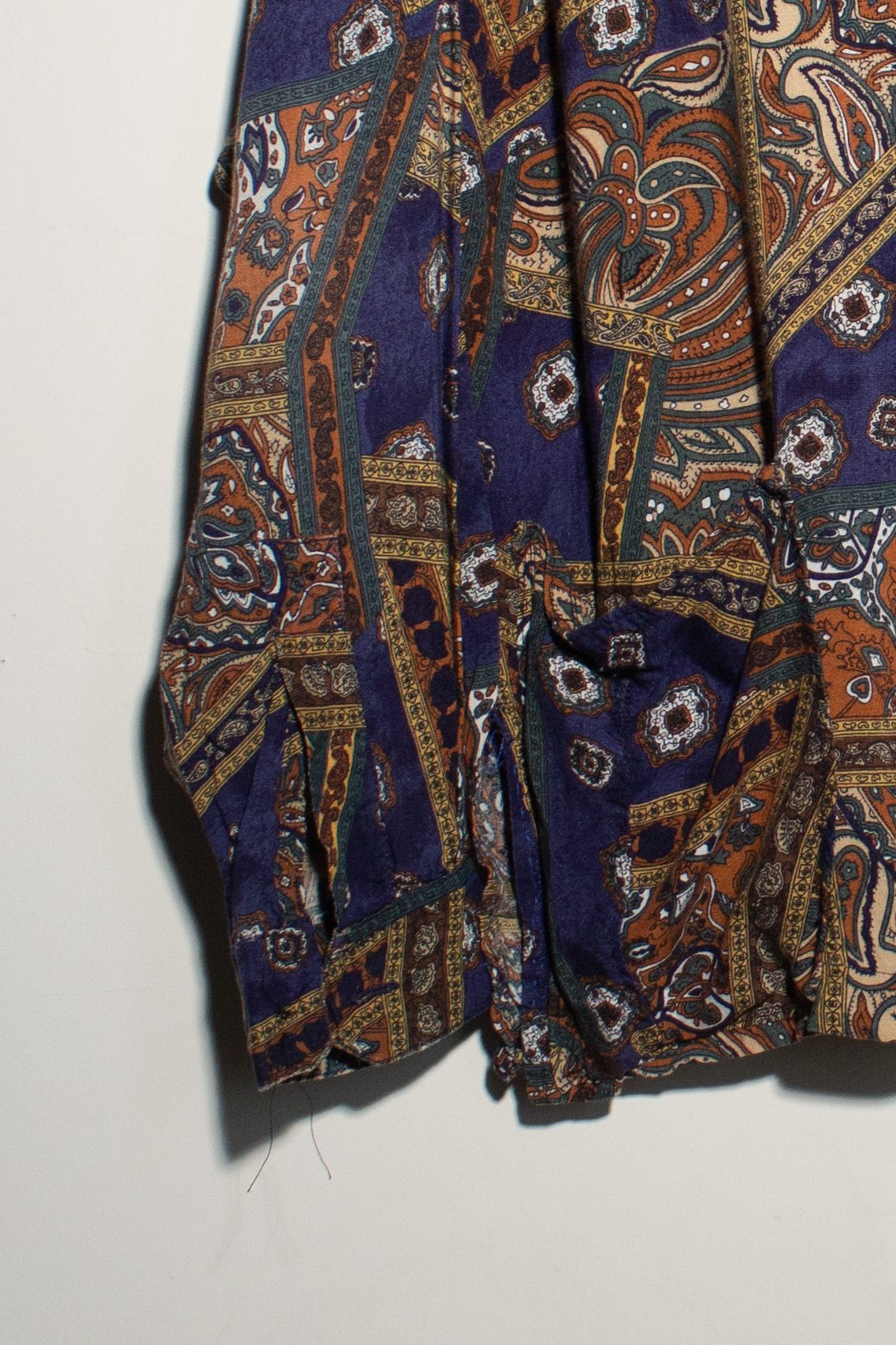 Vintage Paisley Patchwork Button Up Shirt (1990s)